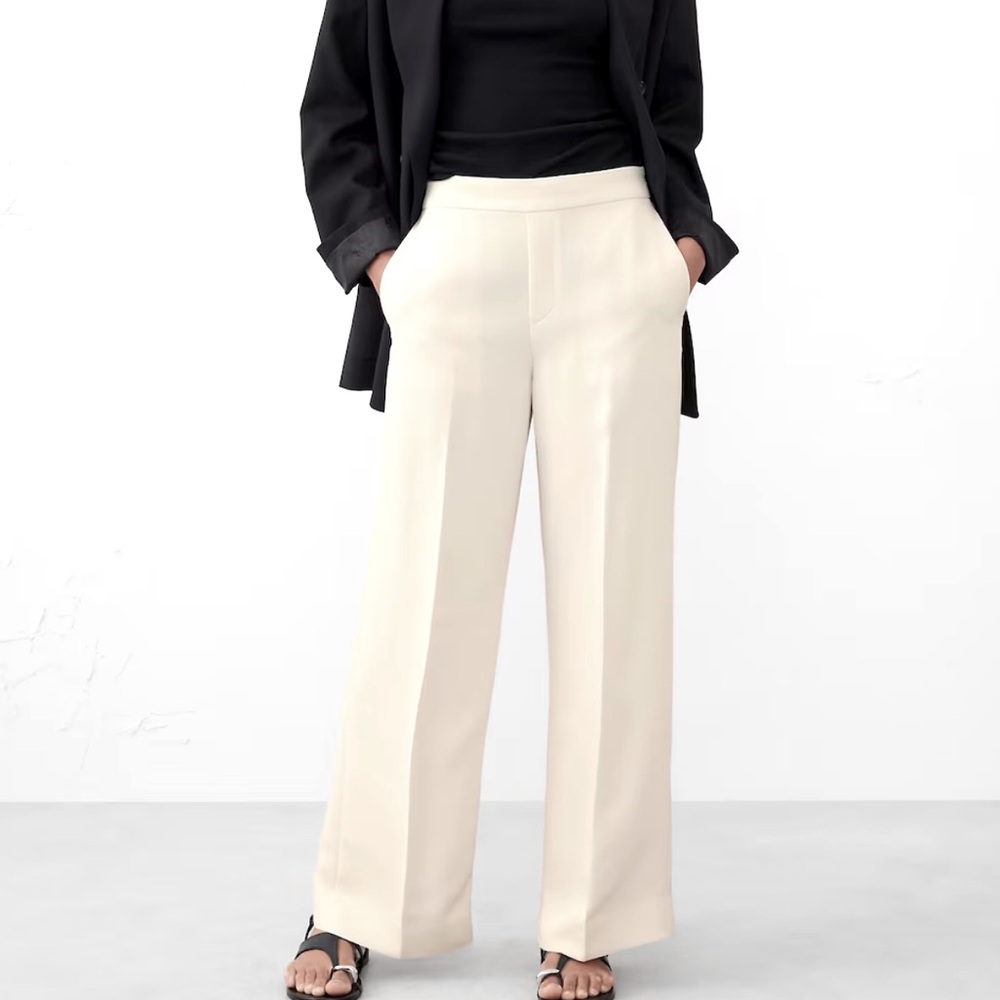 Banana Republic Factory Hayden Crepe Wide-Leg Pants